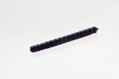Zoom 007177-SP Centipede Finesse Worm, 4", 20Pk, Junebug Red