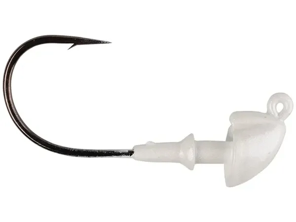 Buckeye JWP38 J-Will Swimbait Head 3/8 oz, 5/0 Hook, Pearl