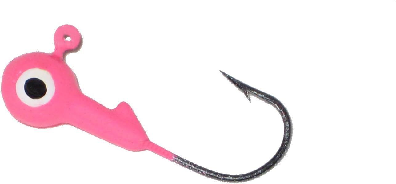 Strike King Mr. Crappie Jig Head, 1/16 oz, Pink,25pk