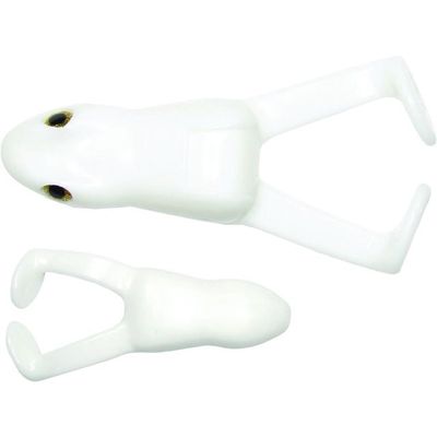 Stanley SRFT-200 Top Toad Hollow Body Frog Unrigged, 4", White
