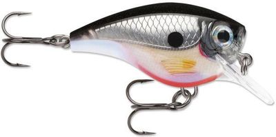 Rapala BX Brat Squarebill Crankbait 3, 2", 3/8 oz, Silver