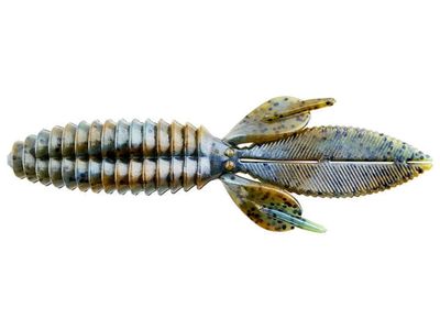 Reaction KBV-017 Kinky Beaver Creature Bait, 5", Magic Craw Swirl