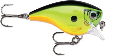 Rapala BX Brat 3 Squarebill  2", 3/8 Oz. Chartreuse Shad