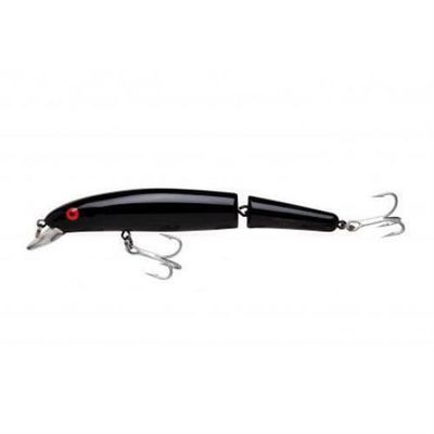 Bomber BSW16J-02 Heavy Duty Jointed Long A Lure, 6", 1 oz, Black