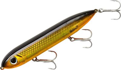 Heddon  Super Spook Topwater Bait, 5", 7/8 oz, Gold Shiner