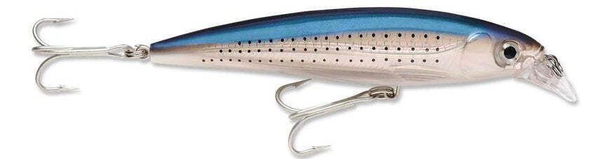 Rapala SXR10SPM X-Rap Saltwater Lure, 4", 7/16 oz, Spotted Minnow