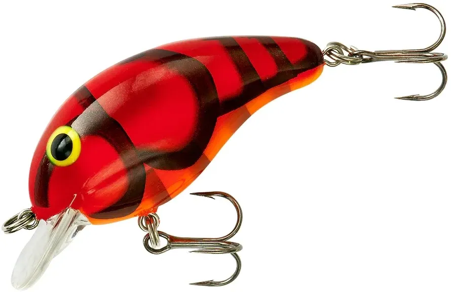 Bandit BDT1B49 100 Series Crankbait 2", 1/4 oz, Red Spring Craw