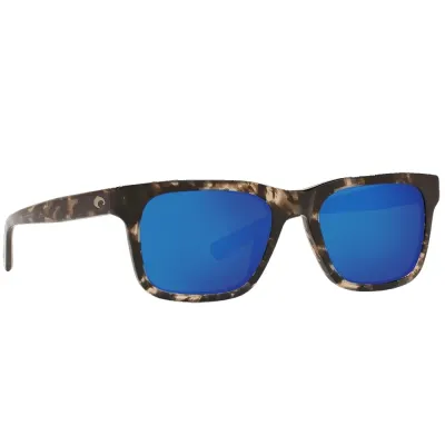 Costa Tybee 580G Shiny Black Kelp Gray Blue Mirror
