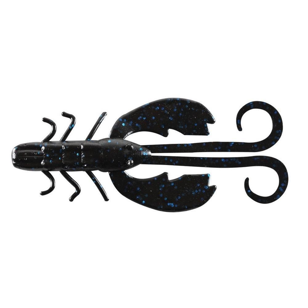 Berkley PBBCLCC4-BBF Crazy Chigger Craw 4" Blk/Blue