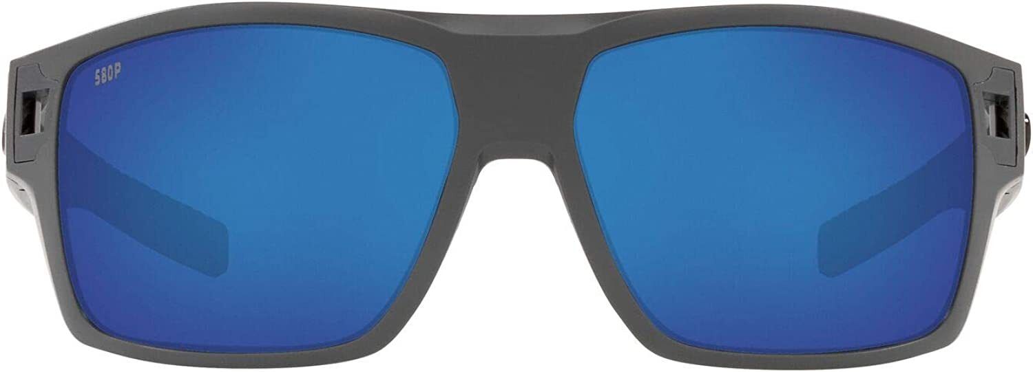 Costa Diego 580G Matte Black Blue Mirror