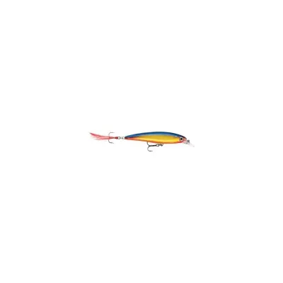 Rapala XR10HS X-Rap Jerkbait, 4" 7/16 oz, Hot Steel, Suspending