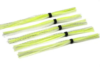 6th Sense Silicone Skirts Chartreuse/White Flash