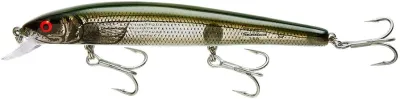 Bomber Saltwater HD Long A, 7/8oz 6'' SlvFl/GrnBack