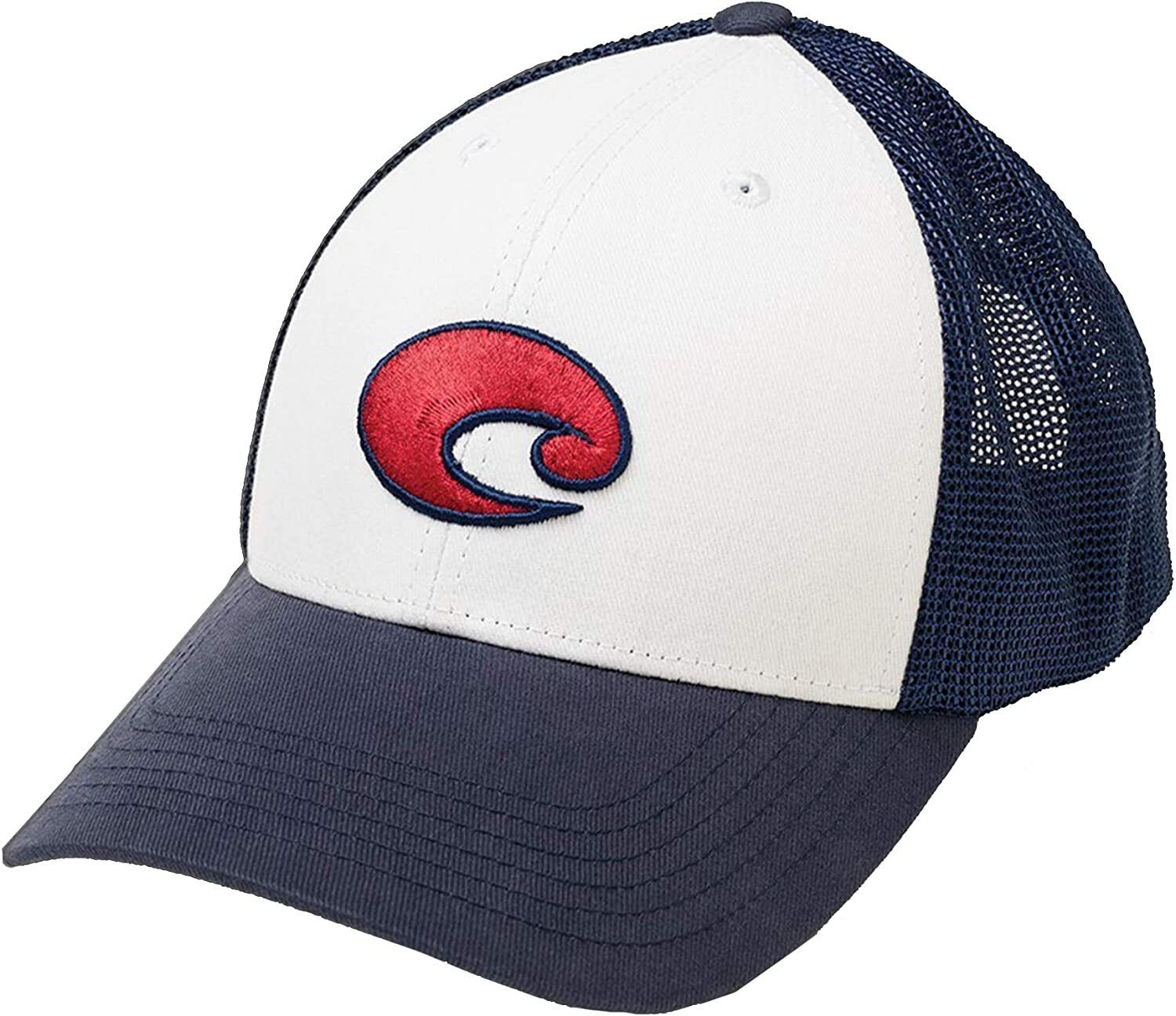 Costa HA47G Rodeo Gray Twill w/White Mesh Trucker Hat