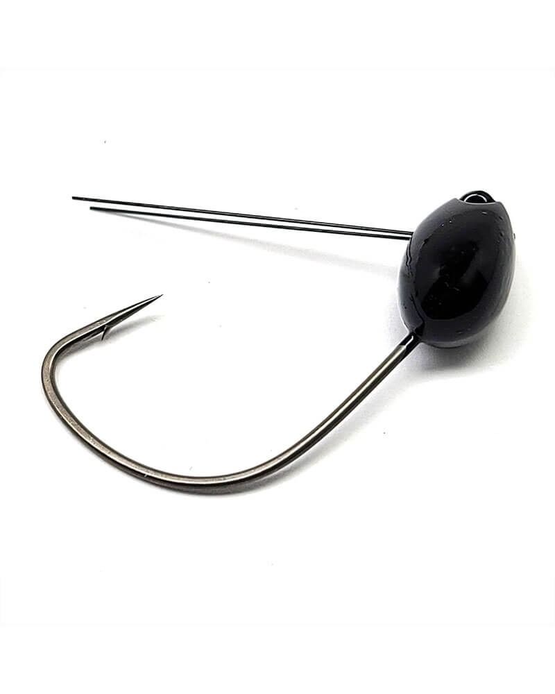 Gamakatsu G Finesse Jig Head Wacky, 1/0 1/8 oz Black