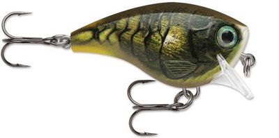 Rapala BX Brat Squarebill Crankbait 3, 2", 3/8 oz, Mossy