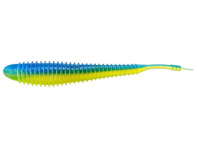 Spunk Shad 3.5 Electric Blue Chartreuse