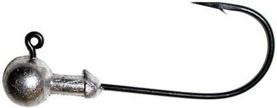 Owner  Ultrahead Round Jighead, 1/4 oz, 3/0 Hook, Black