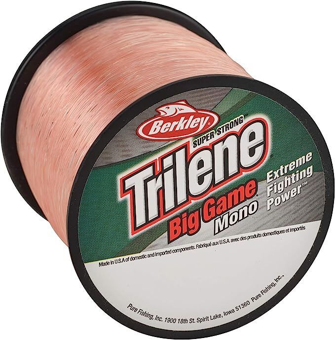 Berkley BGQS10C-PCR Trilene Big Game Quarter Lb. Spool, Pink Coral