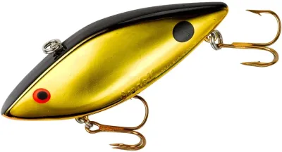 Cotton Cordell Super Spot Lipless Crankbait, 3", 1/2 oz, Gold/Black, Sinking