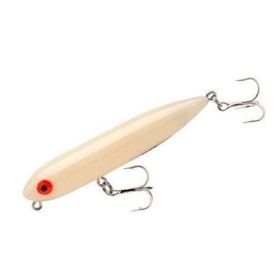 Heddon X9225BON Zara Puppy Topwater Bait, 3", 1/4 oz, Bone, Floating