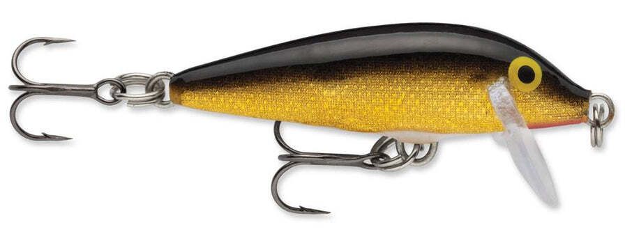 Rapala CD05G CountDown Lure, 2" 3/16 oz, Gold, Sinking
