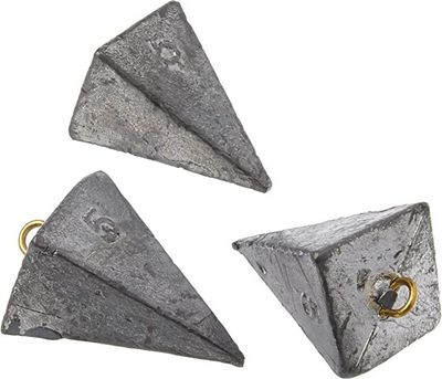 Bullet Weights Pyramid Sinker 5oz Ziplock 3Bg