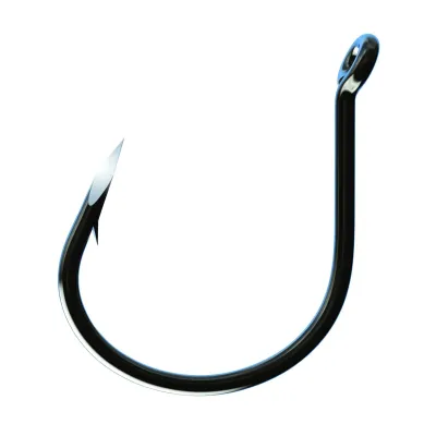 Eagle Claw TK97-1 Trokar Wacky Worm Hook, Size 1, Forged, Wide Gap