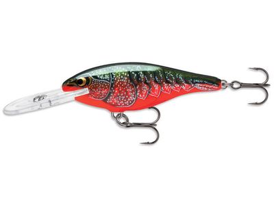 Rapala Shad Rap, 1/4oz 2.5'' Red Crawdad