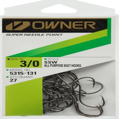 Owner SSW w Cutting Point Size 3/0 Chrome