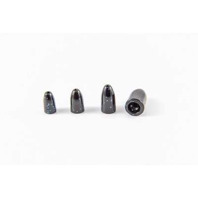 Queen Tungsten Weight, 1/8 oz, Black/ Blue Flake 