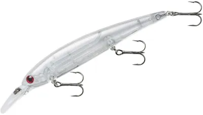 Bandit BDTWBS1D82 Shallow Walleye Jerkbait, 4.75", 5/8oz, Clear