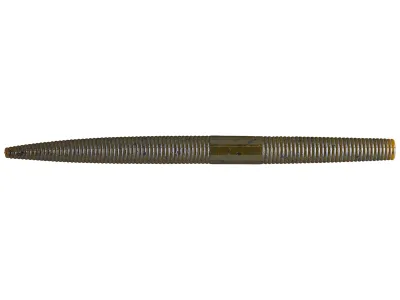 Yum YDG508 Dinger Worm 5", Green Pumpkin,8/Bag