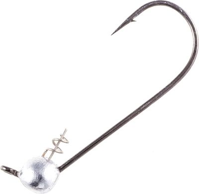 Owner Ultrahead Shaky Jighead, 1/16 oz, 4/0 Hook, Black