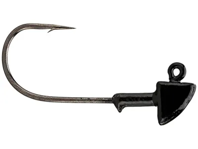 YUM YBMHJ1831 YUMbrella Money Head Jig Head, 1/8 oz, Black,5/Pack
