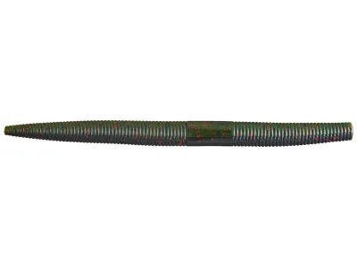 Yum YDG5148 Dinger Worm 5", Cajun Neon,8/Bag