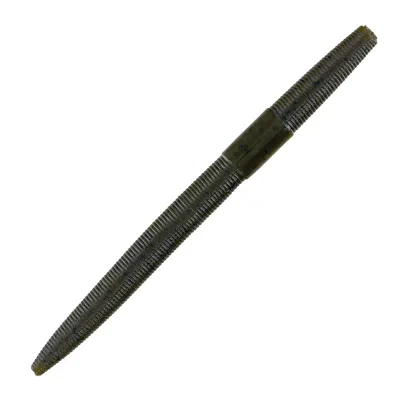 Big Bite Baits TS5SOFT-08 5" Soft Super Salt Trick Stick, Grn Pumpkin