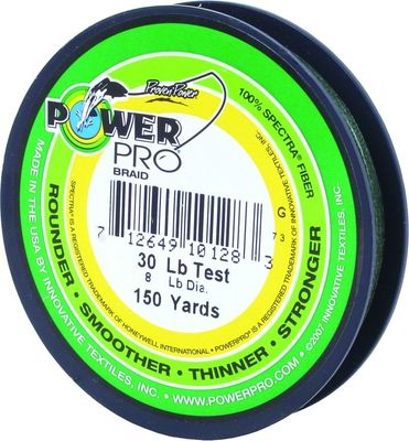 Power Pro Spectra Braided Fishing Line 30lb 150yd Green