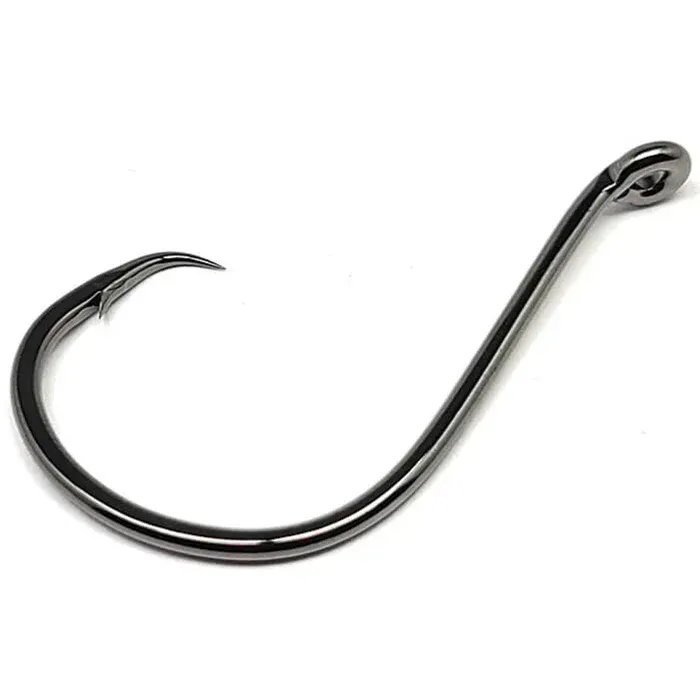Gamakatsu 208412 Octopus Circle Hook Sz 2/0 Offset NS Black
