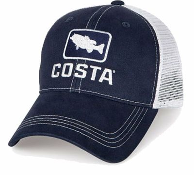 Costa HA18N Bass Trucker Hat XL Navy/Wht