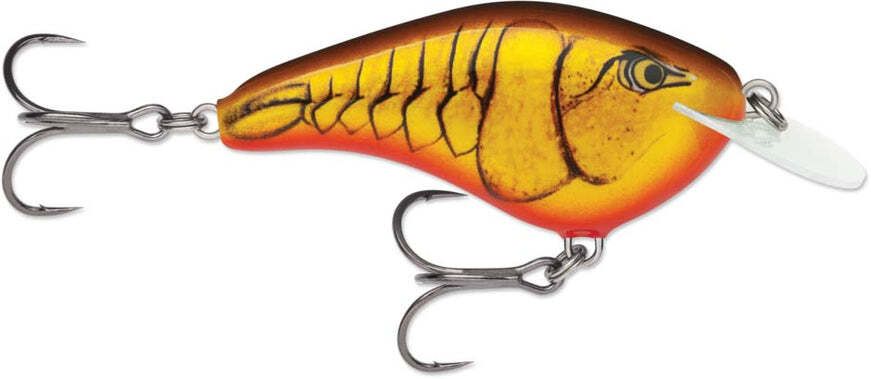 Rapala OGS06CW OG Slim 6 Floating-Diving, 2-3/4", 1/2oz, 6ft Crawdad
