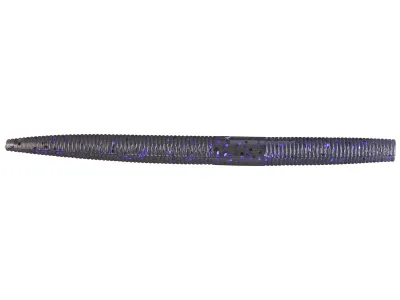 Yum YDG558 Dinger Worm 5", Ozark Smoke,8/Bag