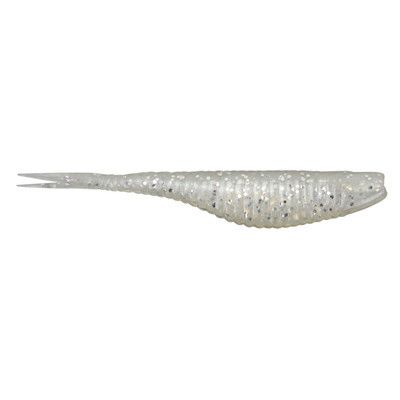 Damiki Armor Shad 3''  White Silver Flake 15pk