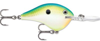Rapala OGS06CTSD OG Slim 6 Floating-Diving, 2-3/4", 1/2oz, 6ft Citrus Shad