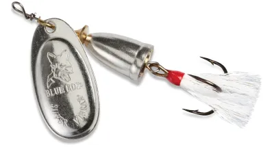 Blue Fox 62-10-101 Classic Classic Vibrax Foxtail Spinner, 1/8 oz, Silver/White