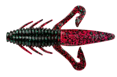 Gene Larew TBB15-8 Biffle Bug 4.25", Red Bug (LAM), 8/Bag