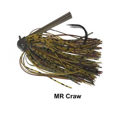 Queen Tungsten Football Jig 1/2 oz MR Craw (Brown, Tan, Grnpkn)