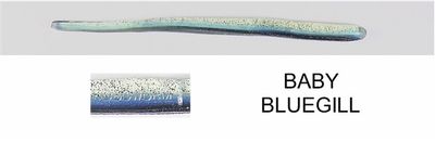 Roboworm ST-M61A Straight Tail Worm 4 .5", Baby Bluegill, 10/Pack