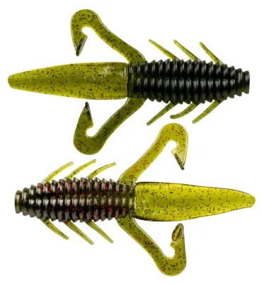 Gene Larew TBB255-8 Biffle Bug 4.25", Sooner Run (LAM), 8/Bag