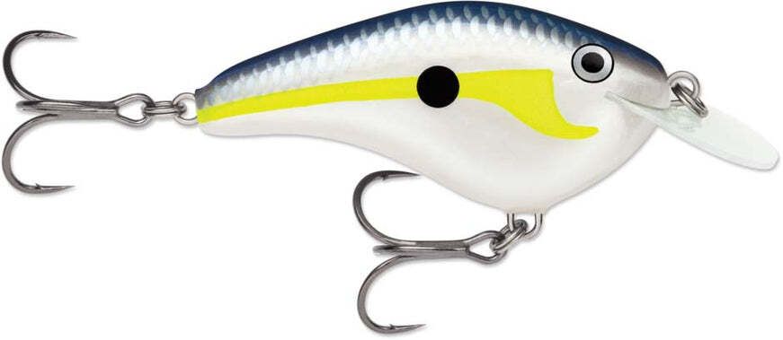 Rapala OGS06GGSD OG Slim 6 Floating-Diving, 2-3/4", 1/2oz, 6ft Green Gizzard Shad